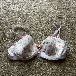Lounge Underwear Floral White Bra